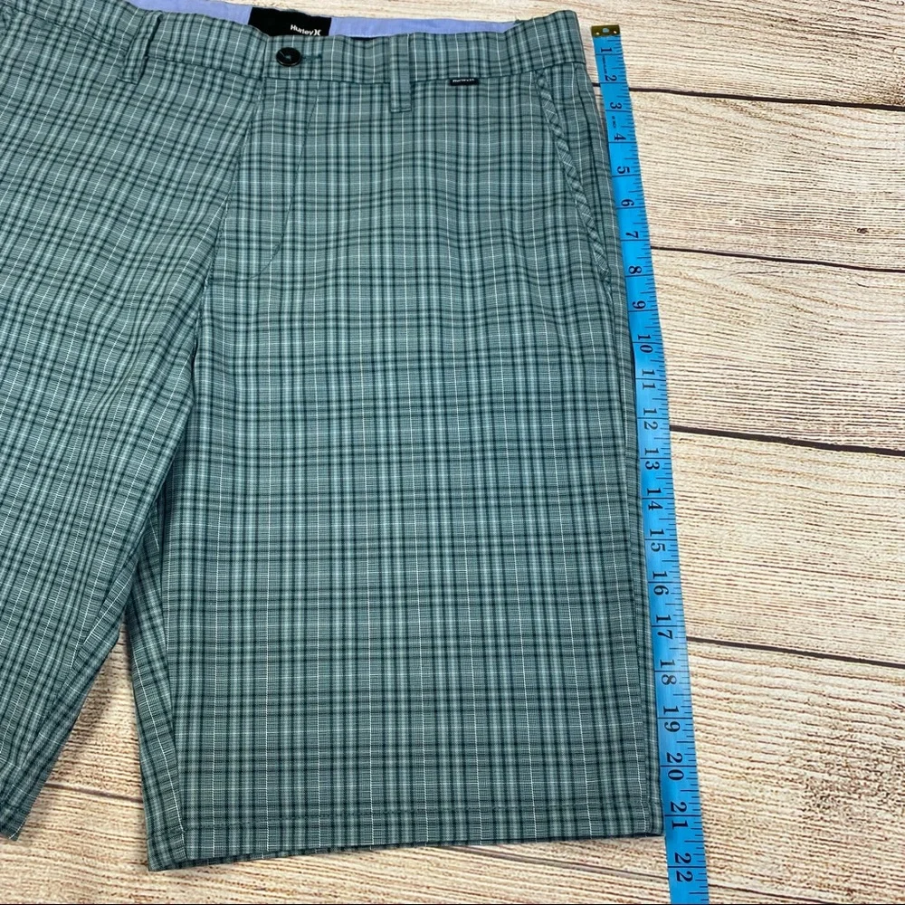 Hurley Dri-Fit Plaid Walking Shorts